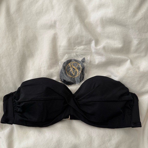 Victoria's Secret Other - Victoria's Secret Black Bandeau Swim Top